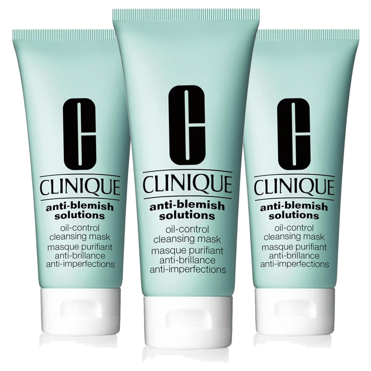 Huishoudvoordeel Clinique Anti-Blemish Solutions Oil-Control Mask 100 ml - 3 stuks