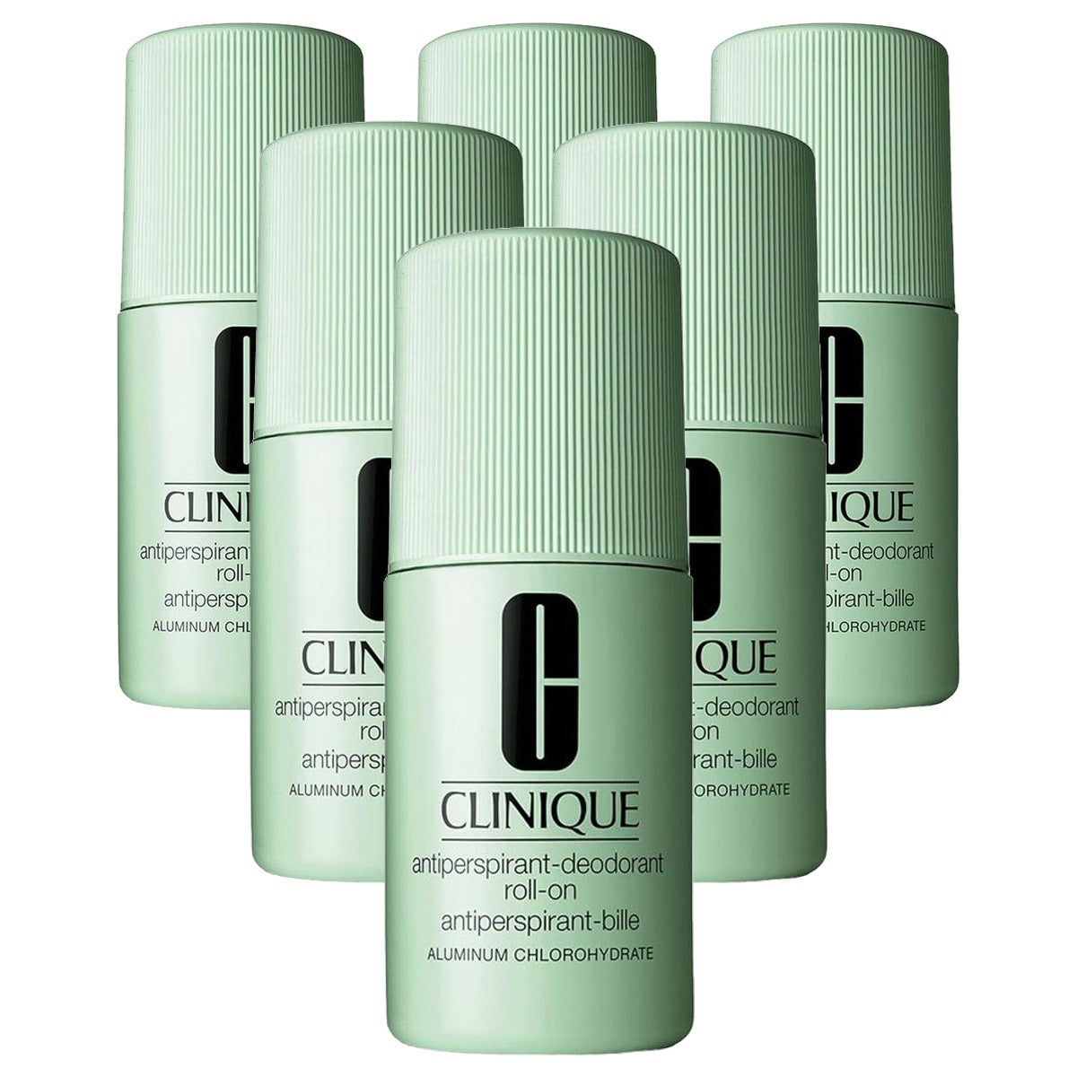 Clinique Antiperspirant-Deodorant Roll-On 75 ml - 6 stuks