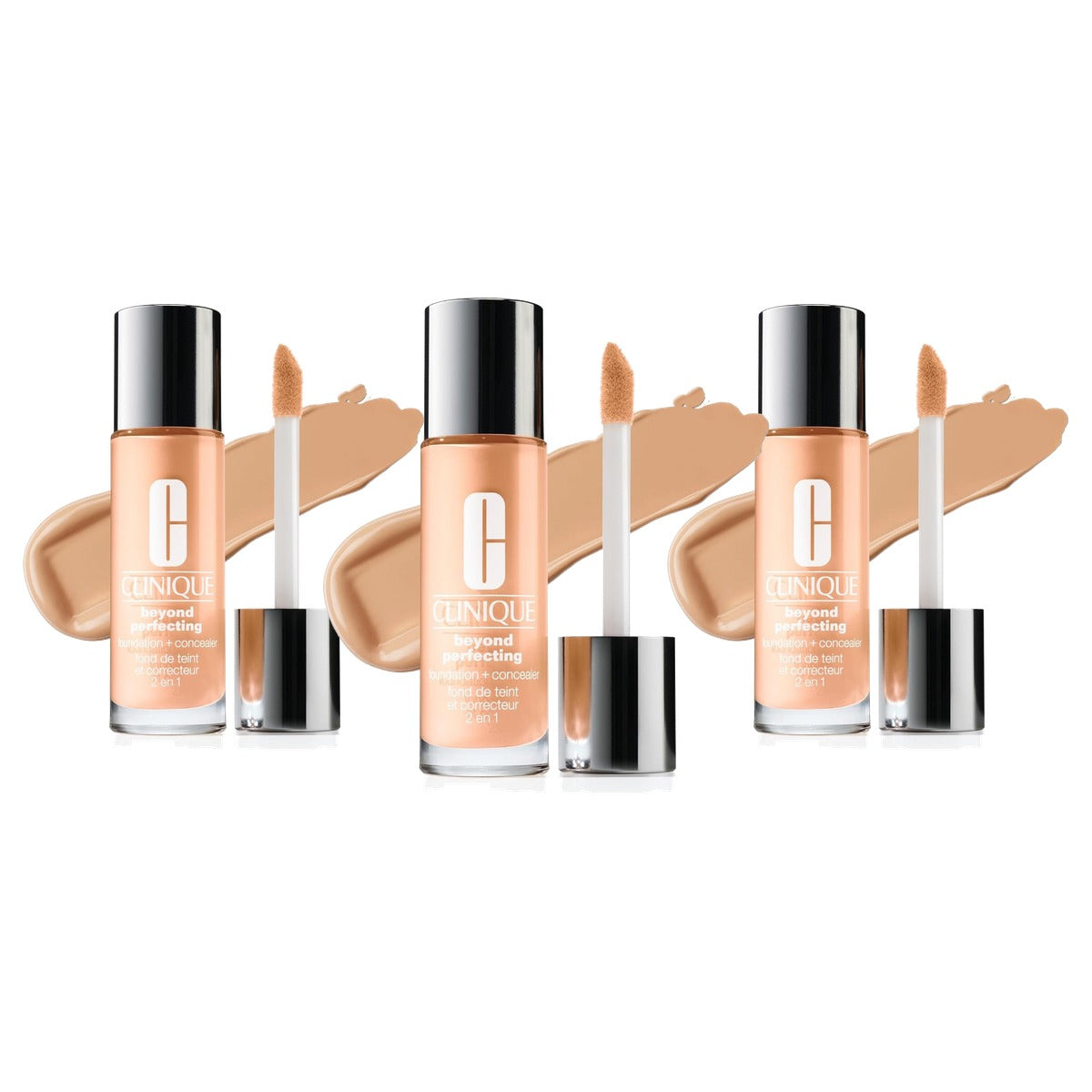 CLINIQUE Beyond Perfecting™ Foundation + Concealer 30 ml - 3 stuks