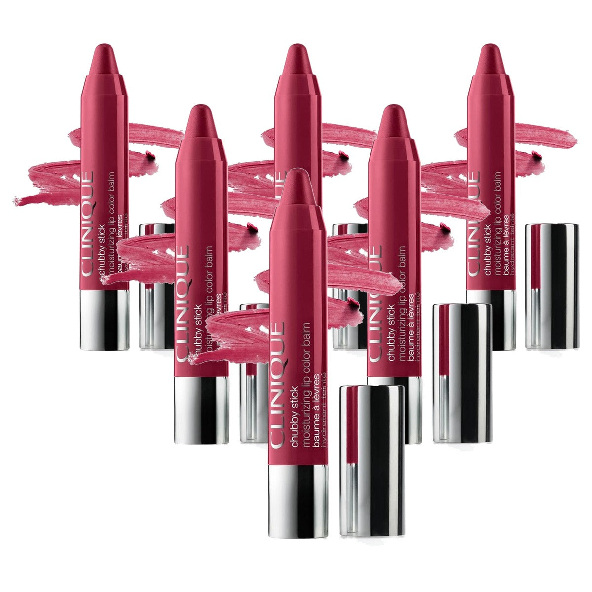 Huishoudvoordeel Clinique Chubby Stick™ Moisturizing Lip Colour Balm 6 stuks