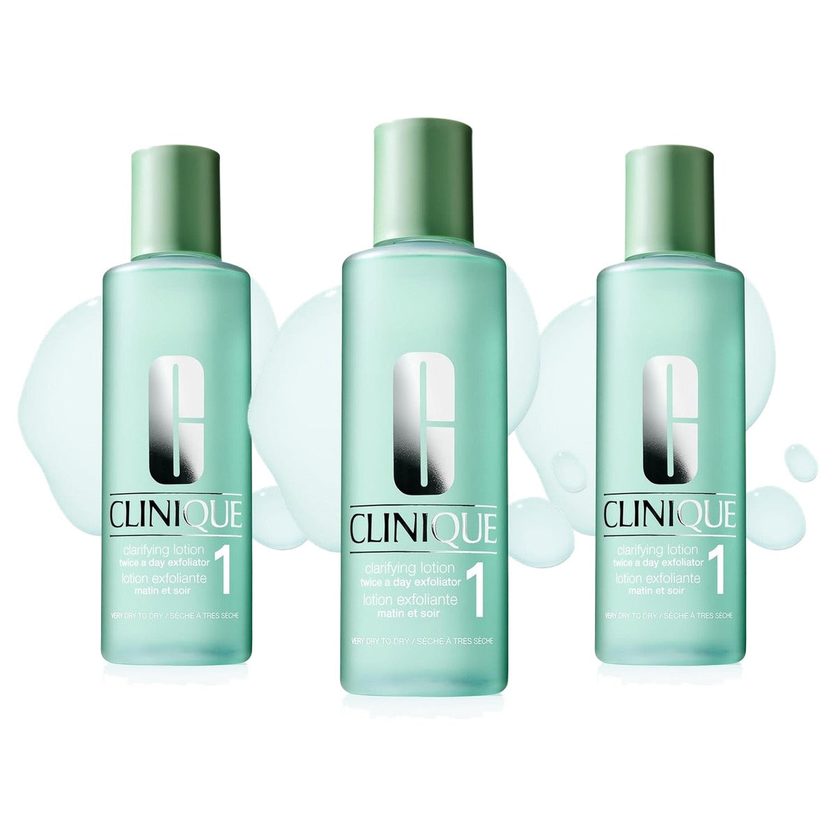 Clinique Clarifying Lotion 1 400 ml - 3 stuks