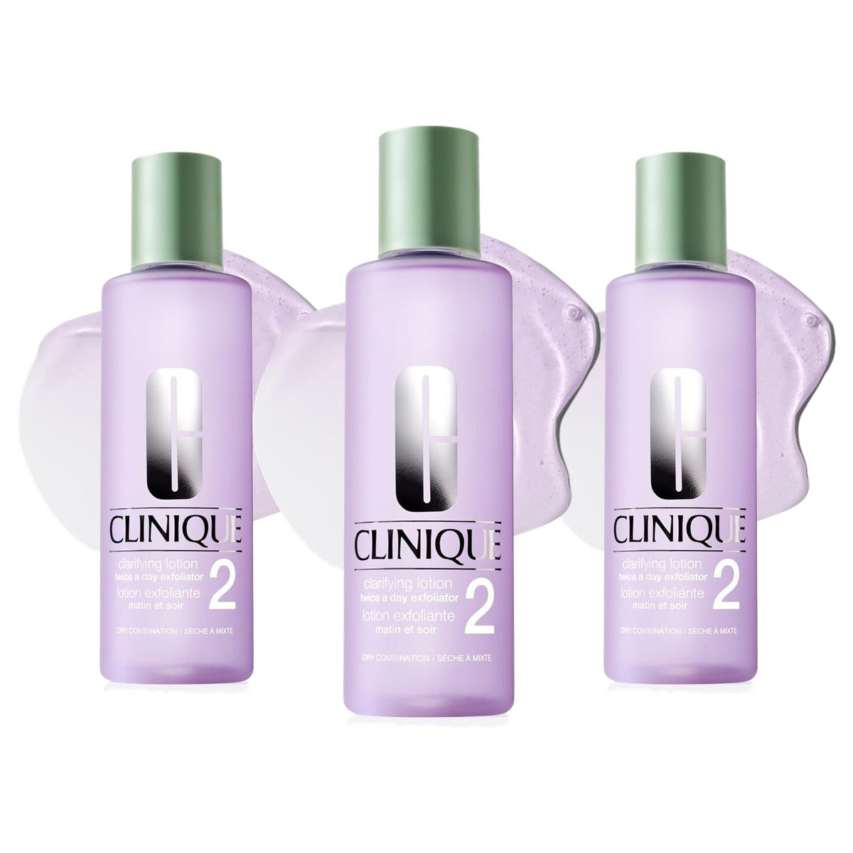 Huishoudvoordeel Clinique Clarifying Lotion 2 Peeling-Lotion 400 ml - 3 stuks
