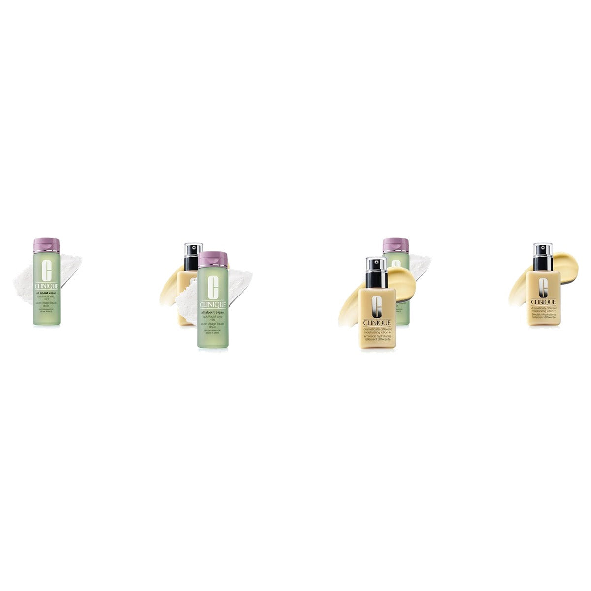 Huishoudvoordeel Clinique Cleansing & Moisturizing Set 200ml + 125ml - 3 stuks
