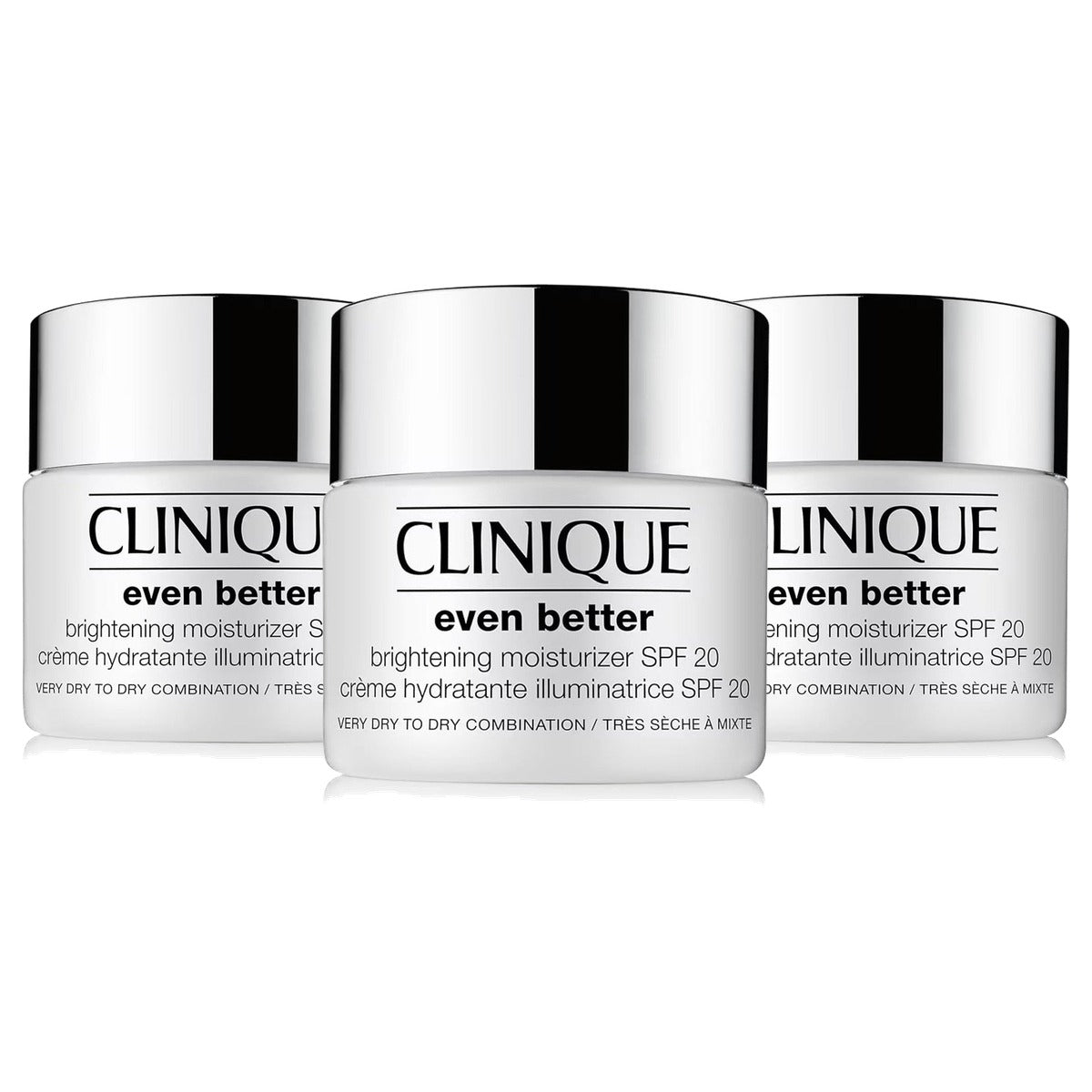 Huishoudvoordeel Clinique Even Better™ Brightening Moisturizer SPF 20 50 ml - 3 stuks