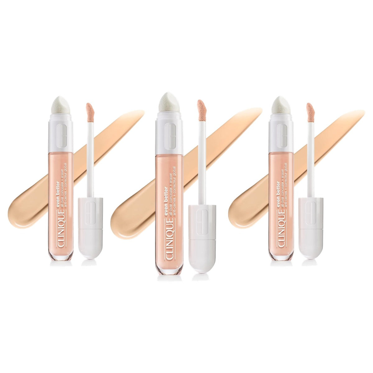 Clinique Even Better All-Over Concealer + Eraser CN28 Ivoor – 3 stuks