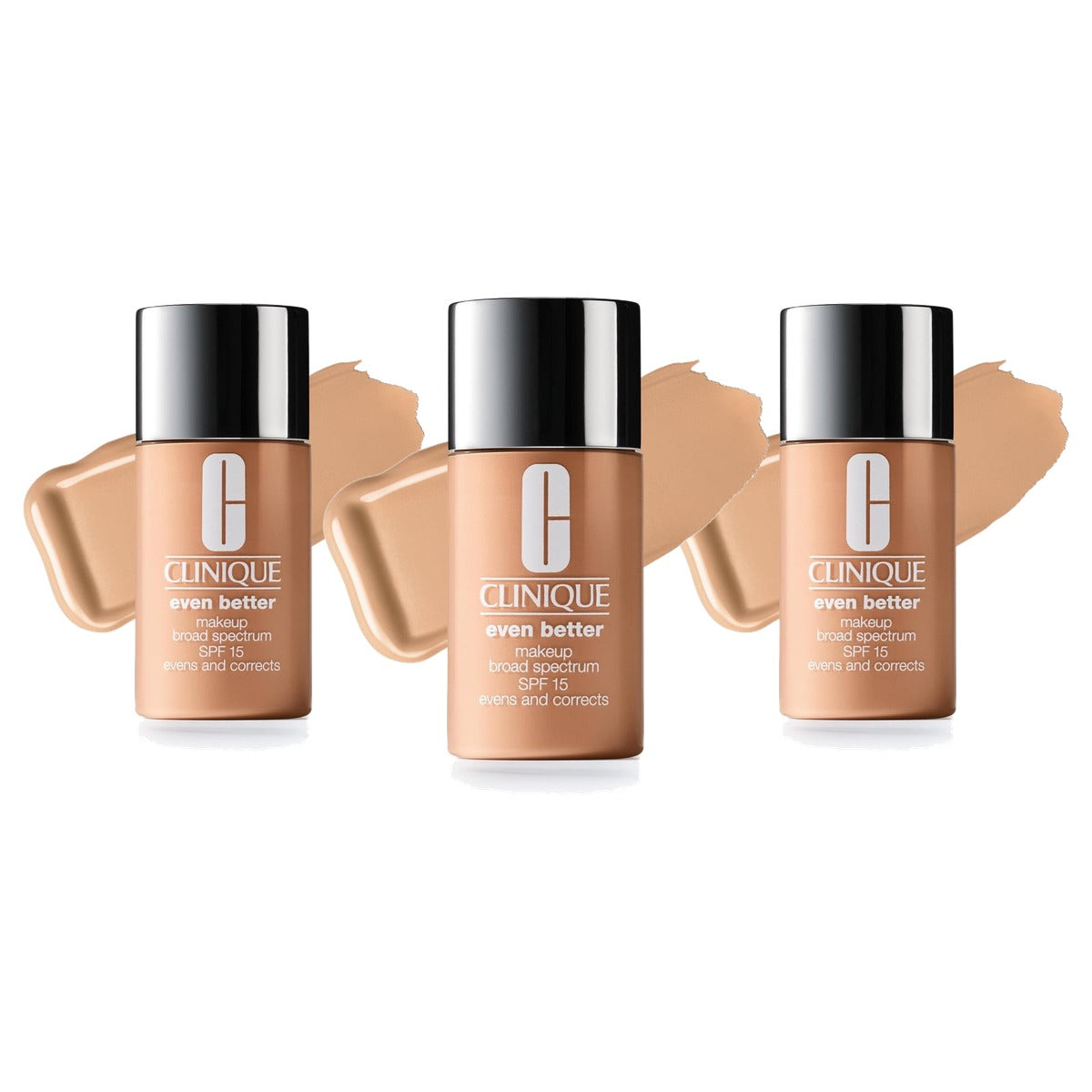 Clinique Even Better Vloeibare make-up SPF 15 - 3 stuks