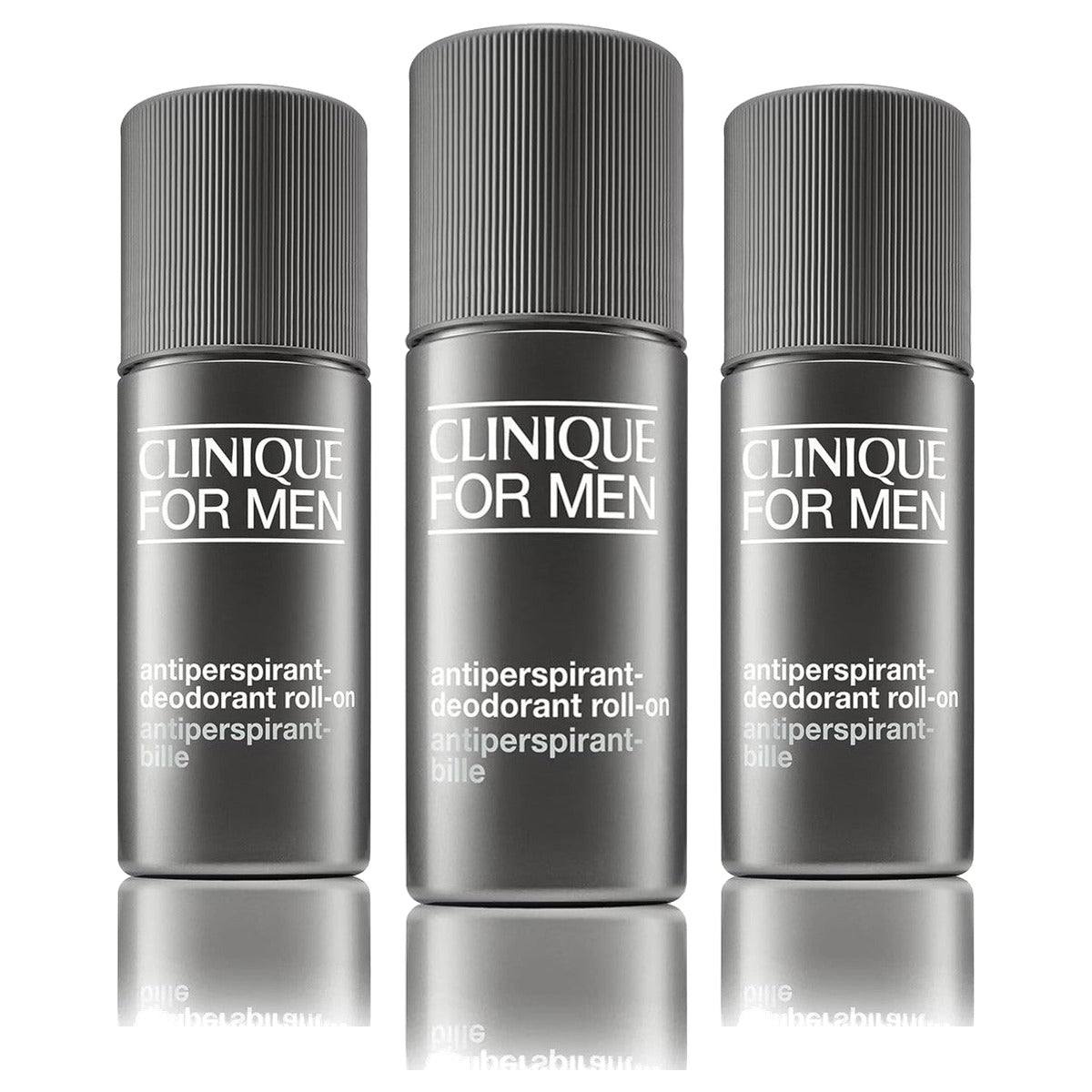 Huishoudvoordeel Clinique For Men Anti-perspirant deodorant roll-on - 3 stuks
