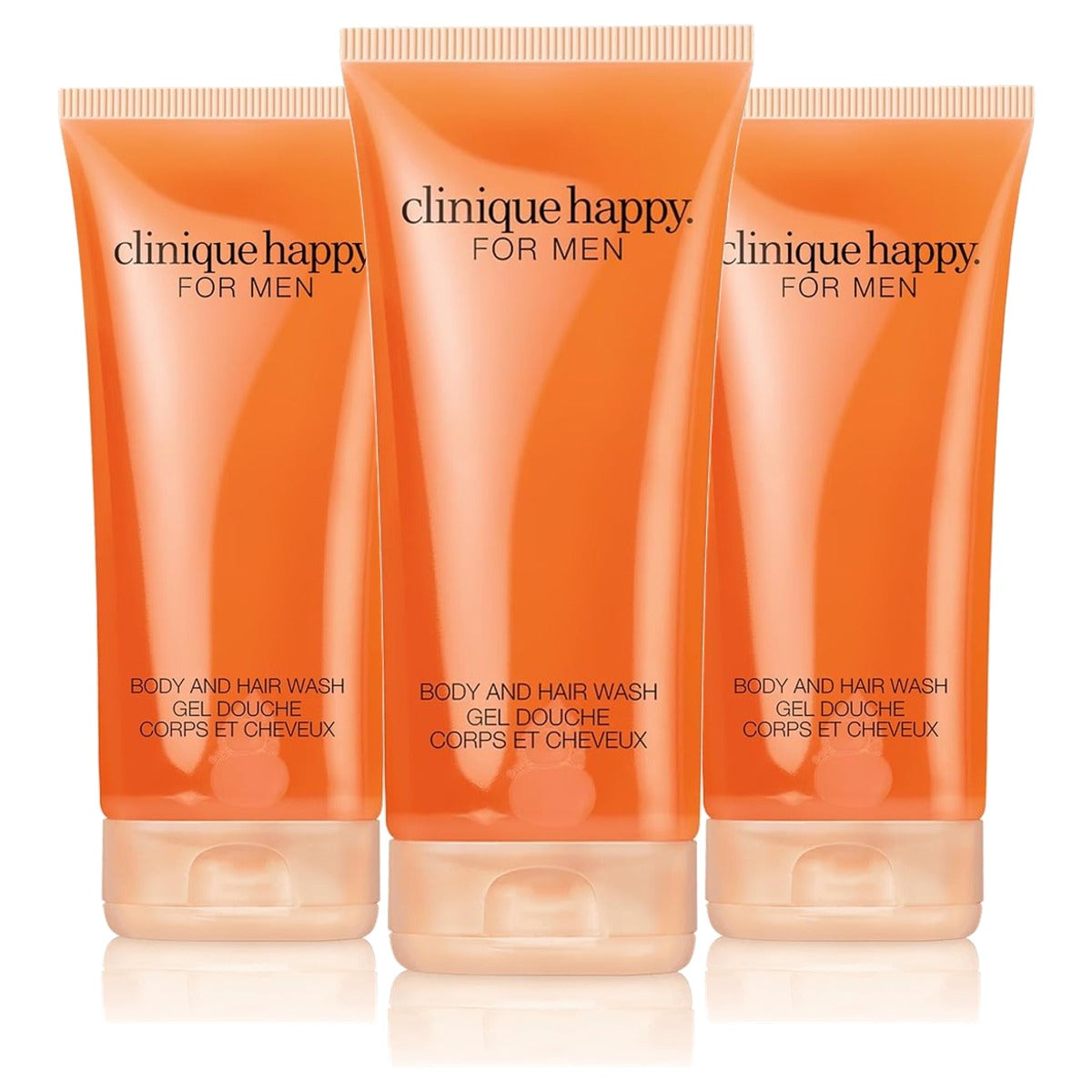 Huishoudvoordeel Clinique Happy For Men Body & Hair Wash 200 ml 3 stuks