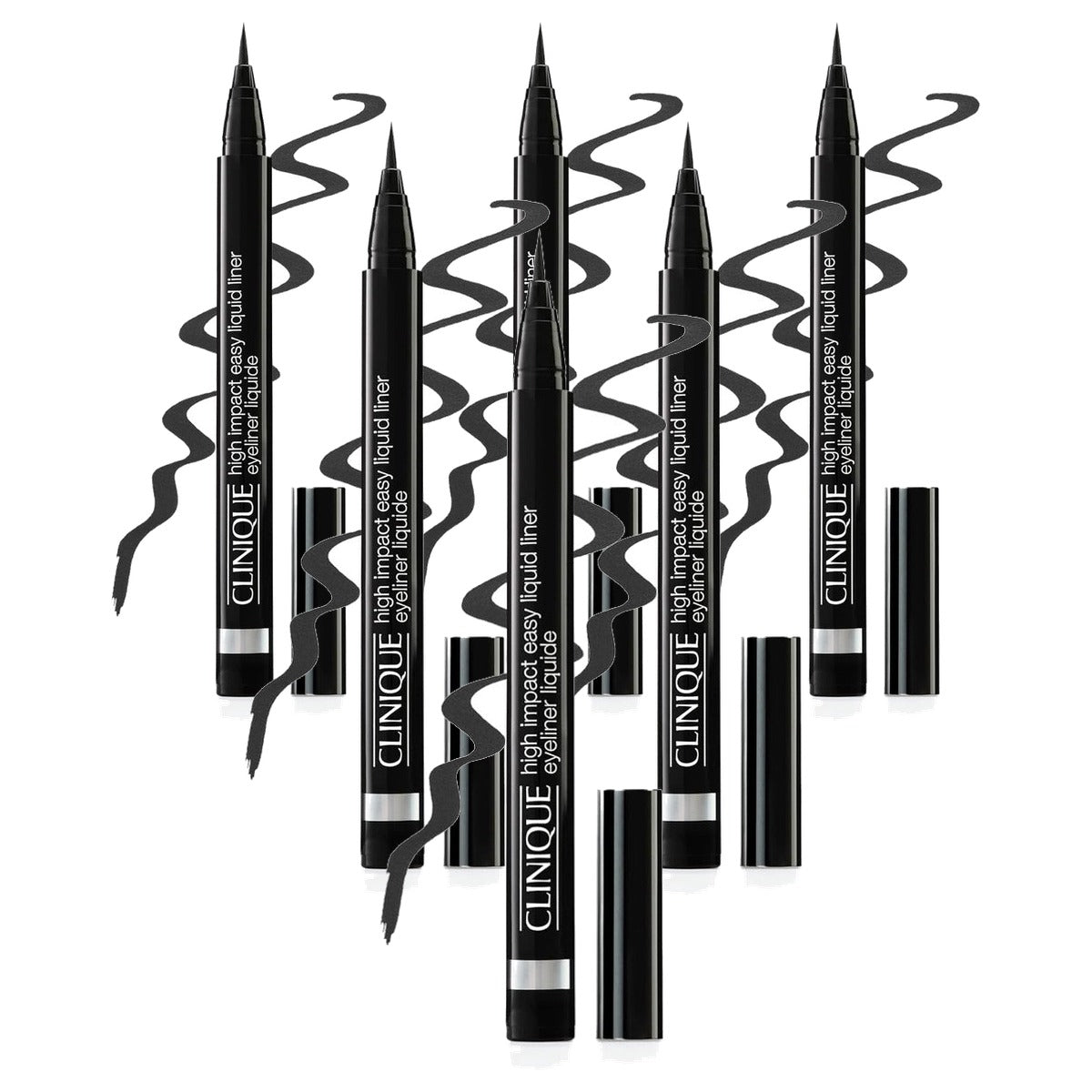 Huishoudvoordeel Clinique High Impact™ Easy Liquid Eyeliner 6 stuks