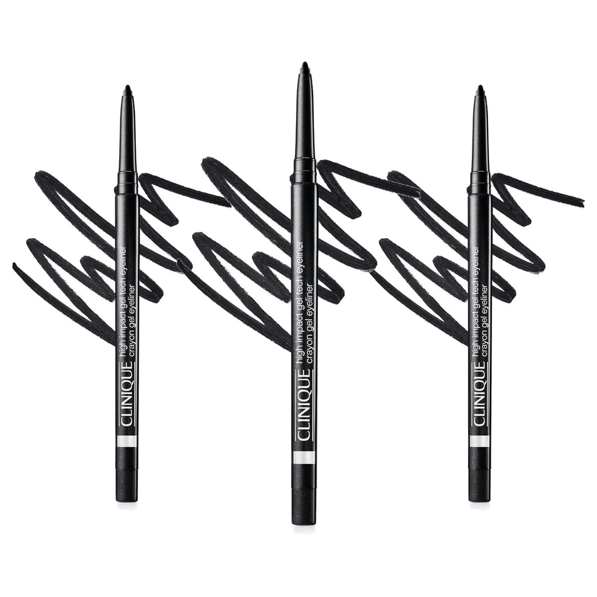Huishoudvoordeel Clinique High Impact™ Gel Tech eyeliner 3 stuks