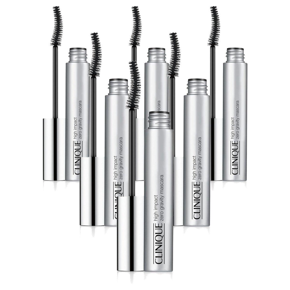 Huishoudvoordeel Clinique High Impact Zero Gravity Mascara 8 ml - 6 stuks