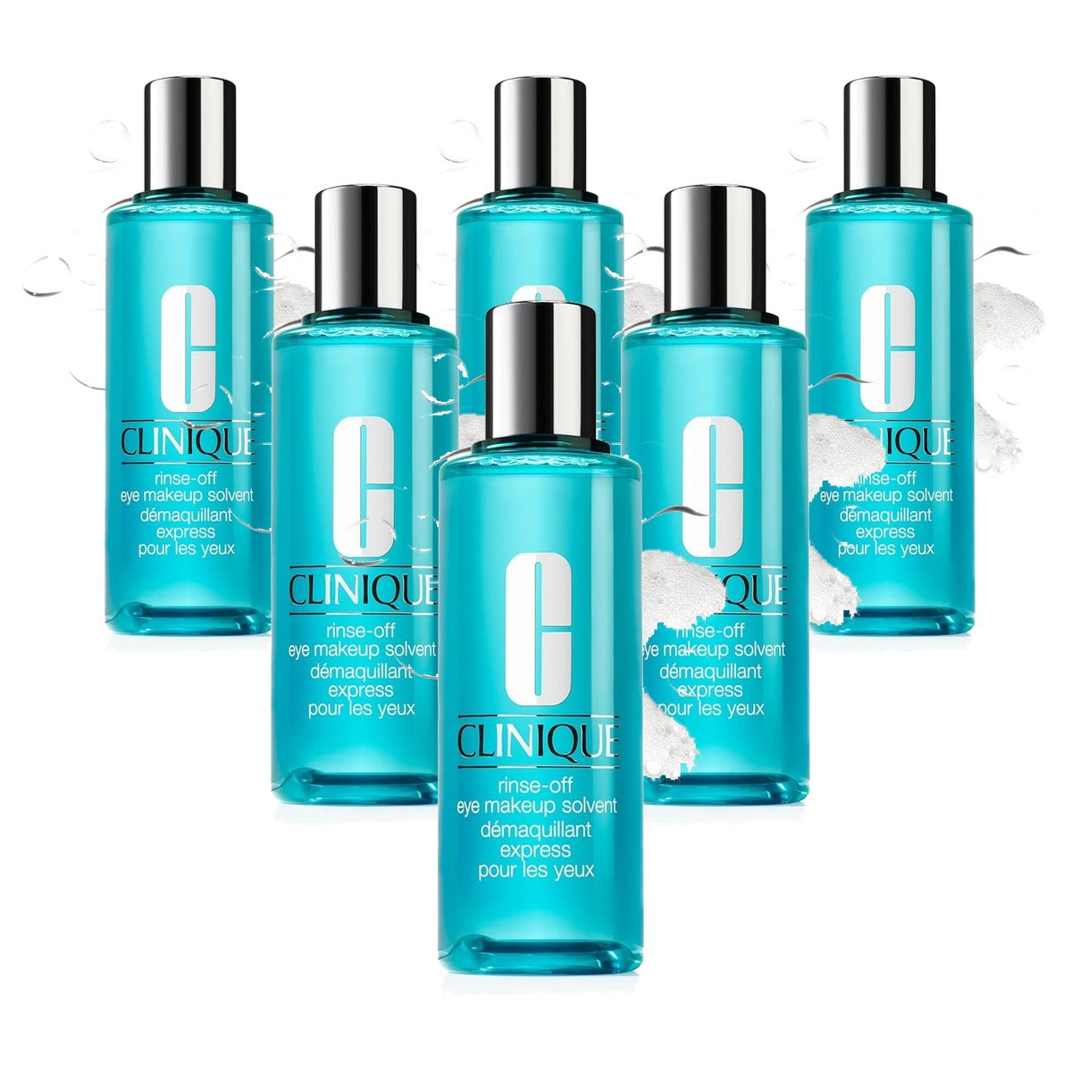 Huishoudvoordeel Clinique Rinse-Off Eye Makeup Solvent 125 ml - 6 stuks