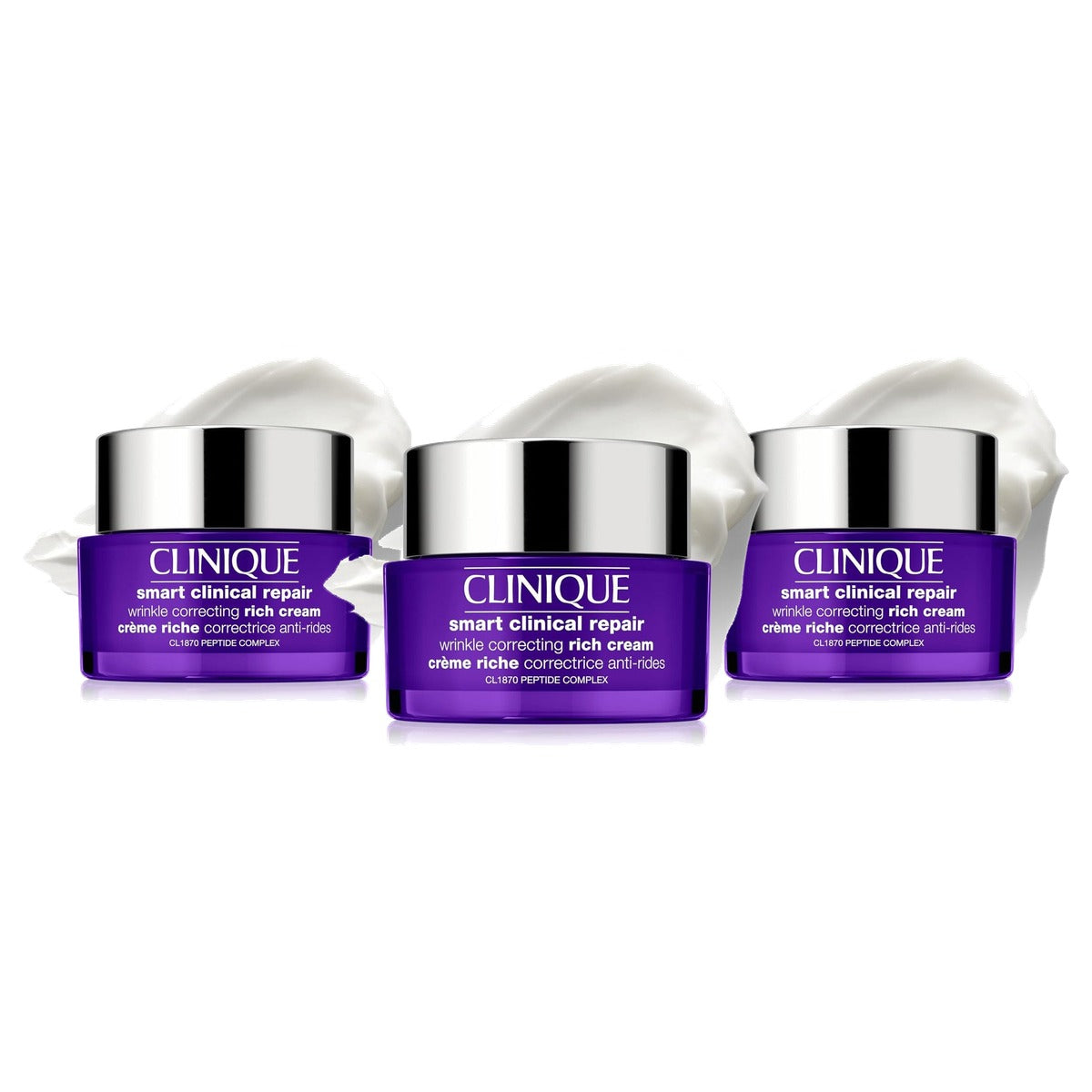 Clinique Smart Clinical Repair™ Rich Cream 50 ml - 3 stuks