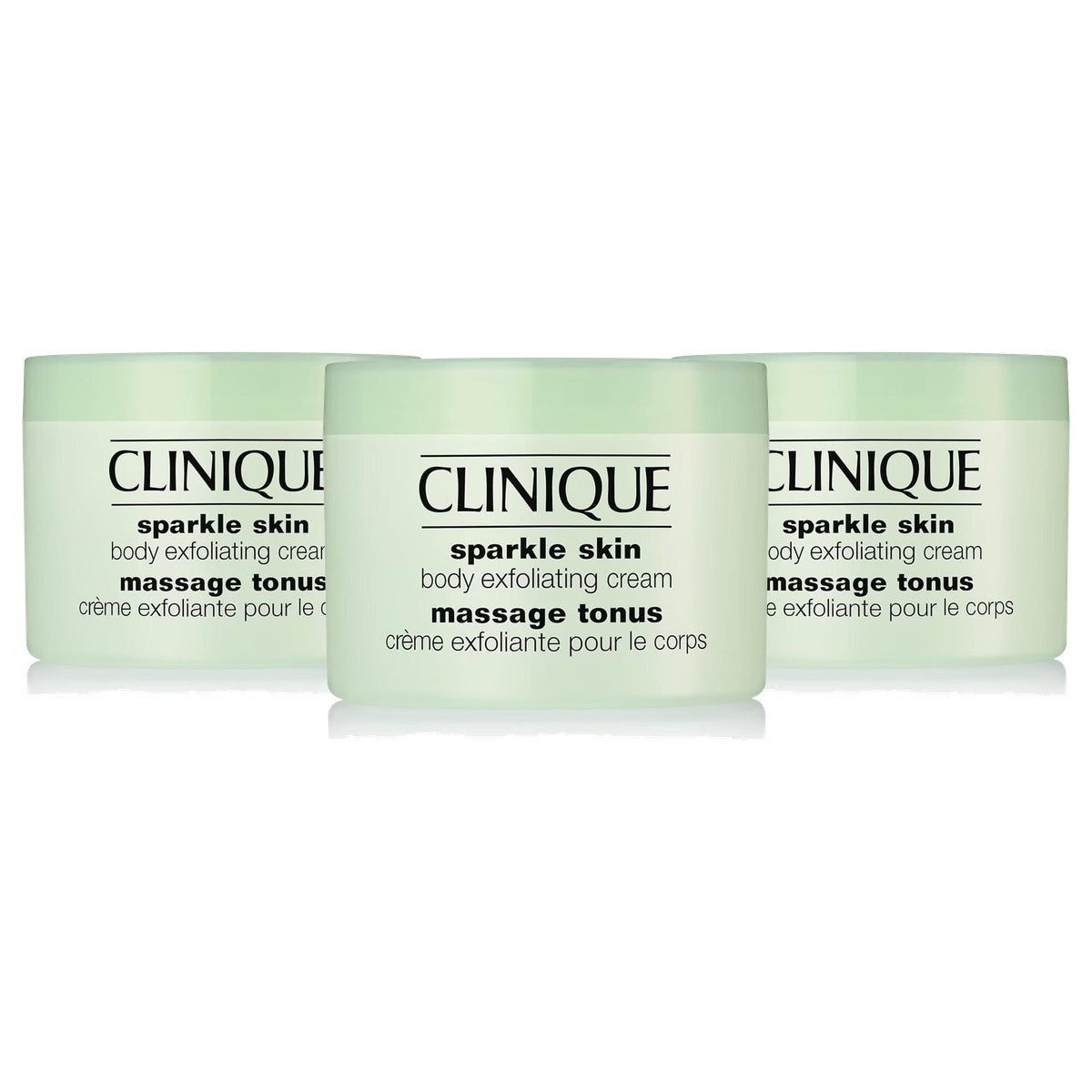 Huishoudvoordeel Clinique Sparkle Skin Body Exfoliating Cream 250 ml - 3 stuks