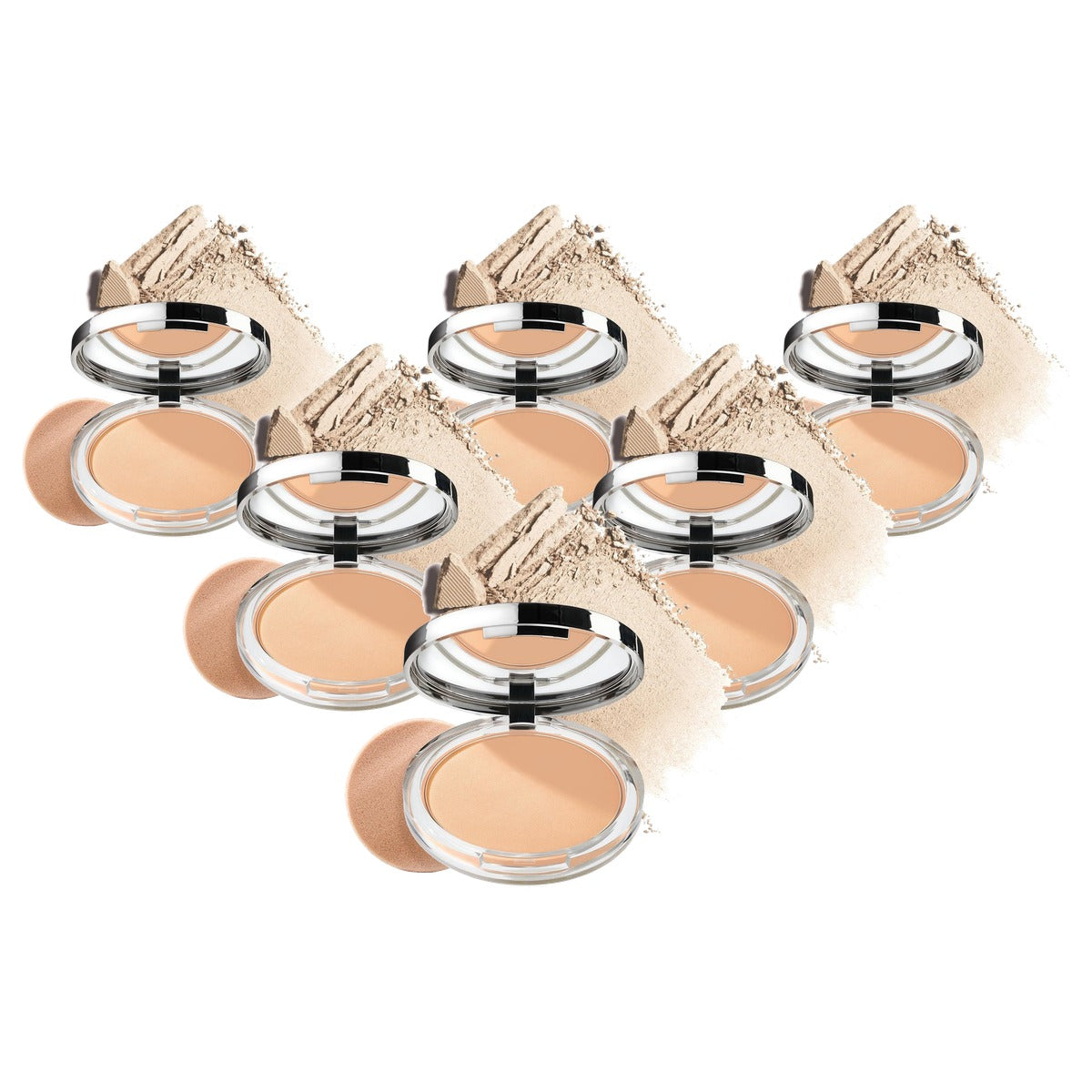 Clinique Stay-Matte Sheer Pressed Powder - 6 stuks