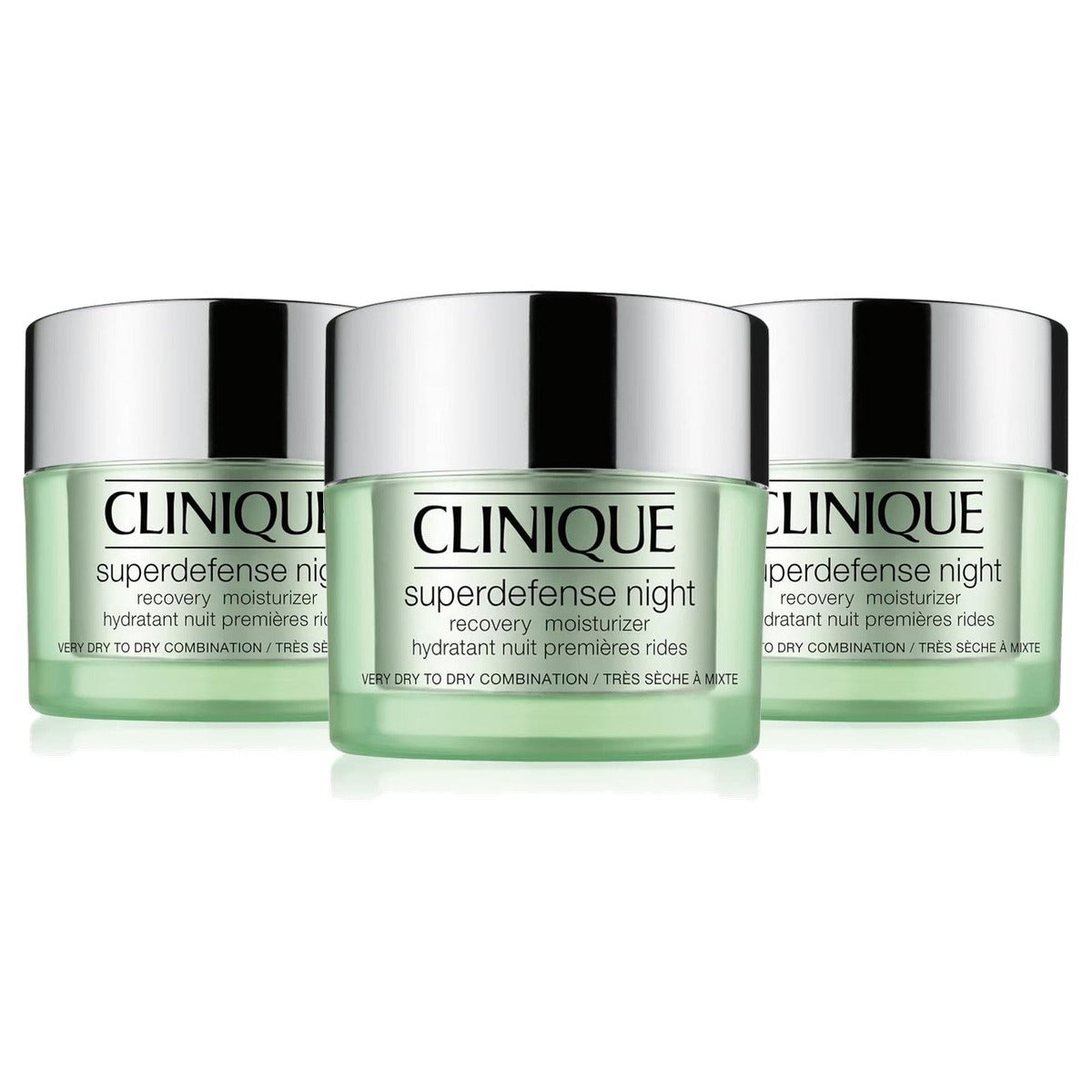 Huishoudvoordeel Clinique Superdefense™ Night Recovery Moisturizer 3 stuks