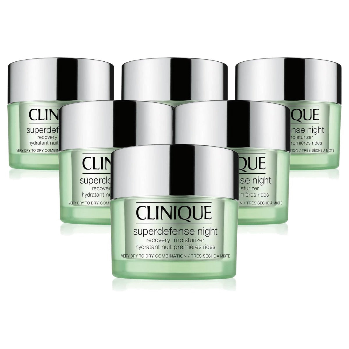 Huishoudvoordeel Clinique Superdefense™ Night Recovery Moisturizer - 6 stuks