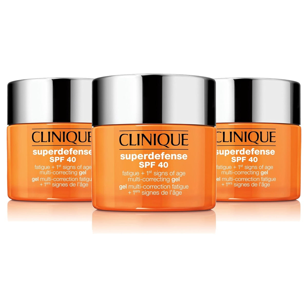 Huishoudvoordeel Clinique Superdefense™ SPF 40 Multi Correcting Gel - 3 stuks