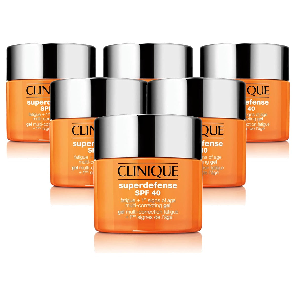 Huishoudvoordeel Clinique Superdefense™ SPF 40 Multi Correcting Gel - 6 stuks