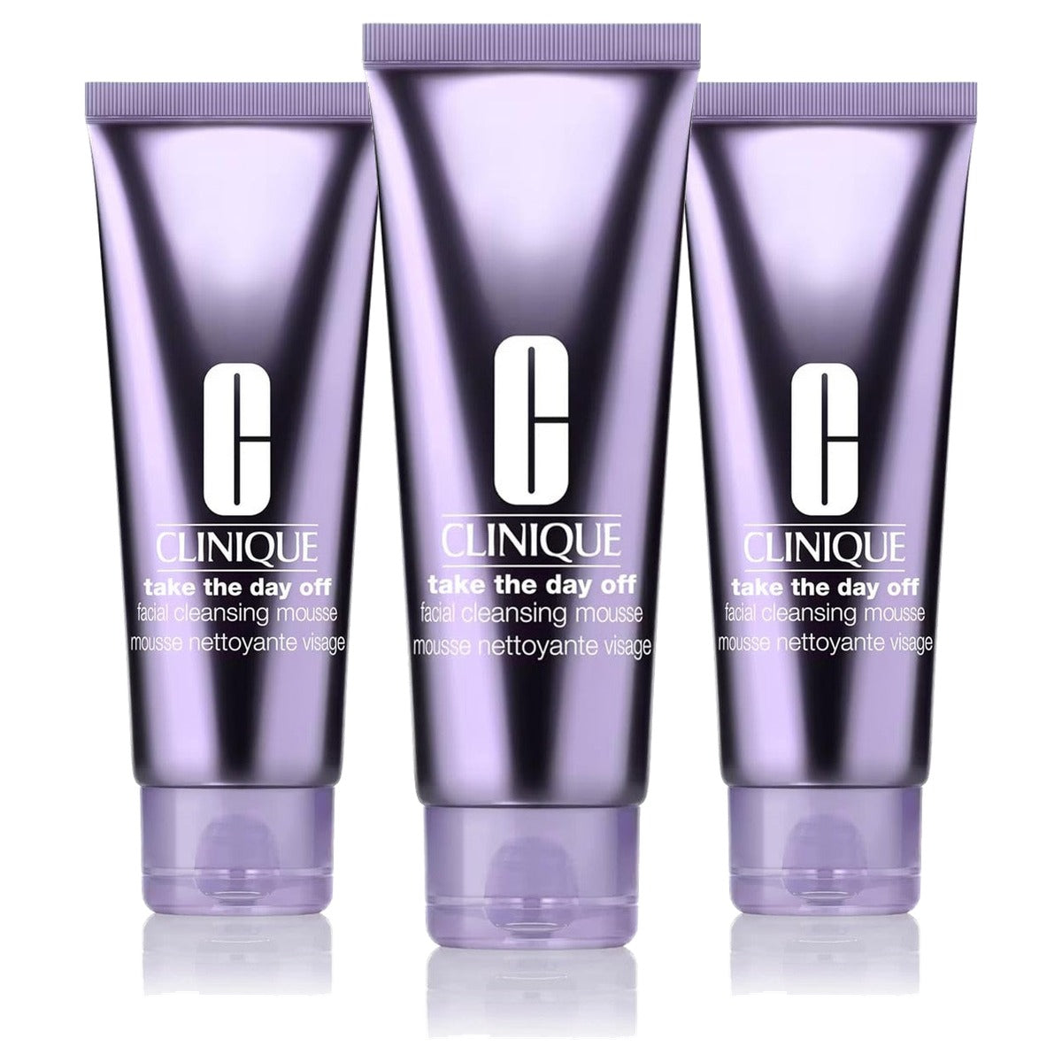 Huishoudvoordeel Clinique Take The Day Off™ Facial Cleansing Mousse 125 ml - 3 stuks