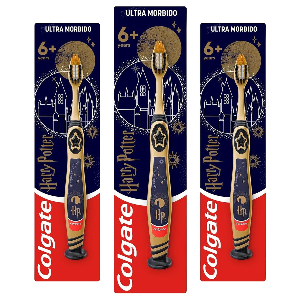Colgate Harry Potter kindertandenborstel 6 jaar - 3-pack