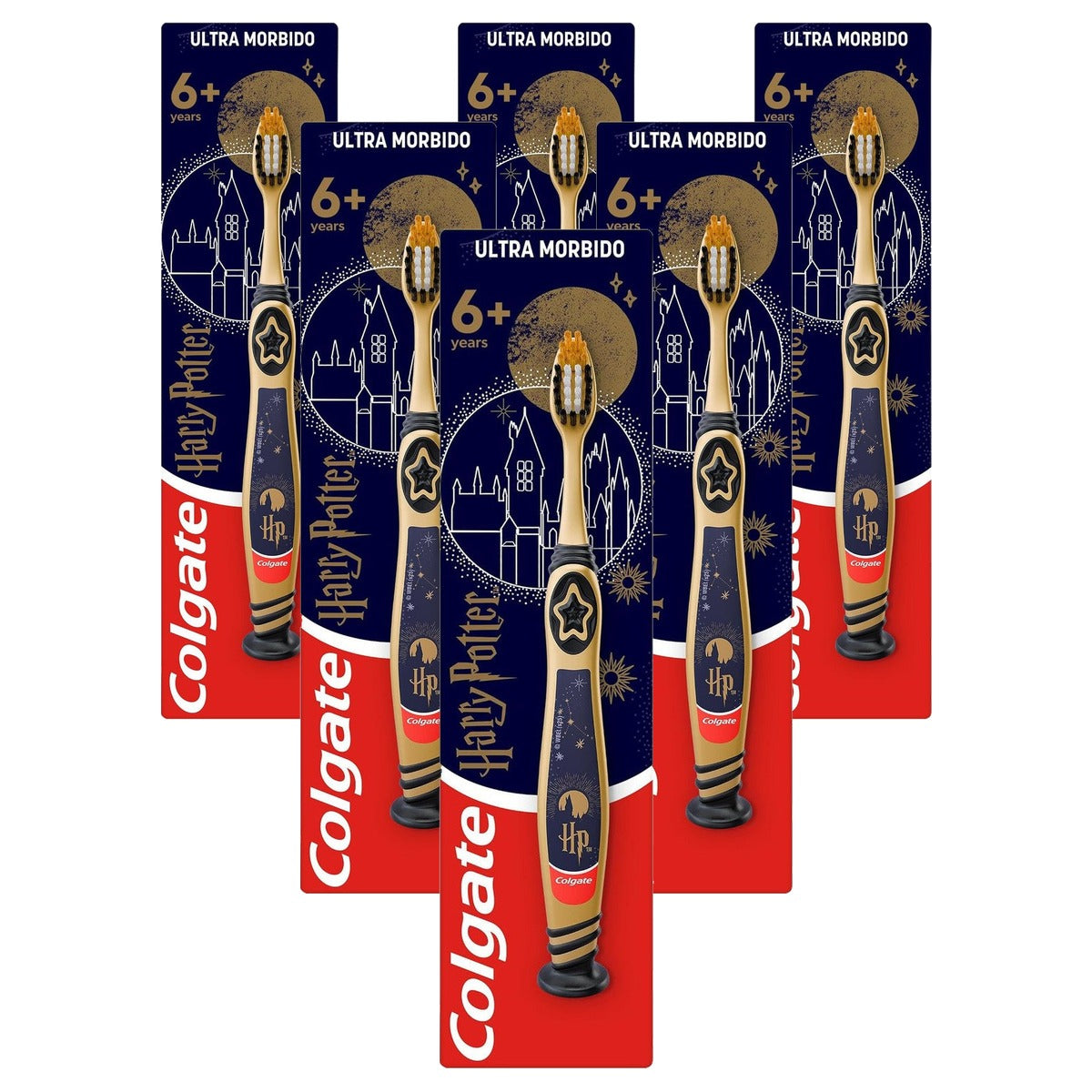 Colgate Harry Potter kindertandenborstel 6 jaar - 6-pack