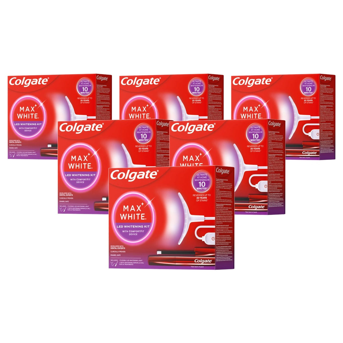 Colgate Max White Ultimate LED Whitening-set incl. whitening pen - 6-pack