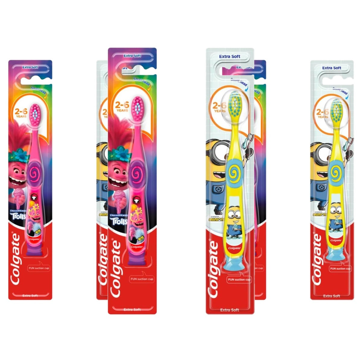 Colgate Smiles Tandenborstel 2-6 jaar extra zacht 3 x 1 stuk - Voordeelverpakking