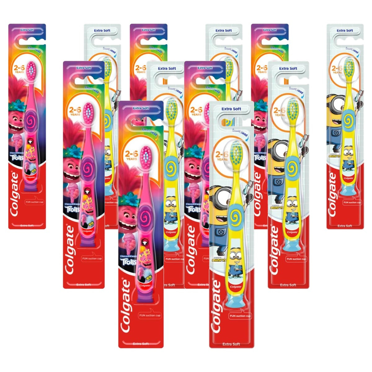 Colgate Smiles Tandenborstel 2-6 jaar extra zacht 6 x 1 stuk - Voordeelverpakking