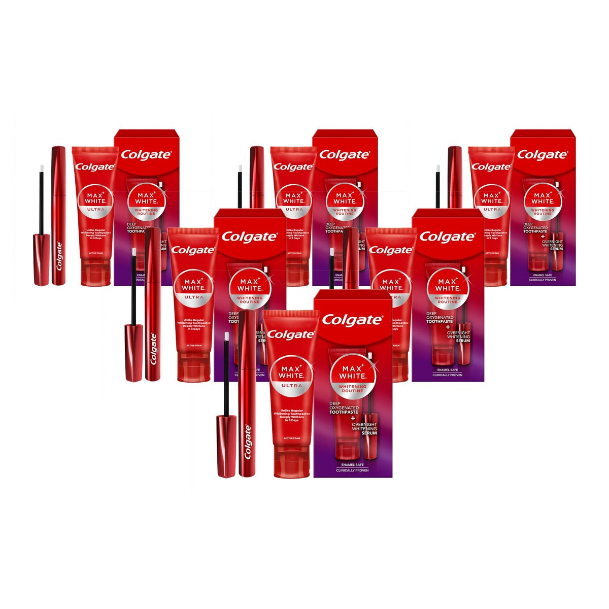 Colgate Tandbleekset 2,5 ml + 6 x 75 ml - Voordeelverpakking