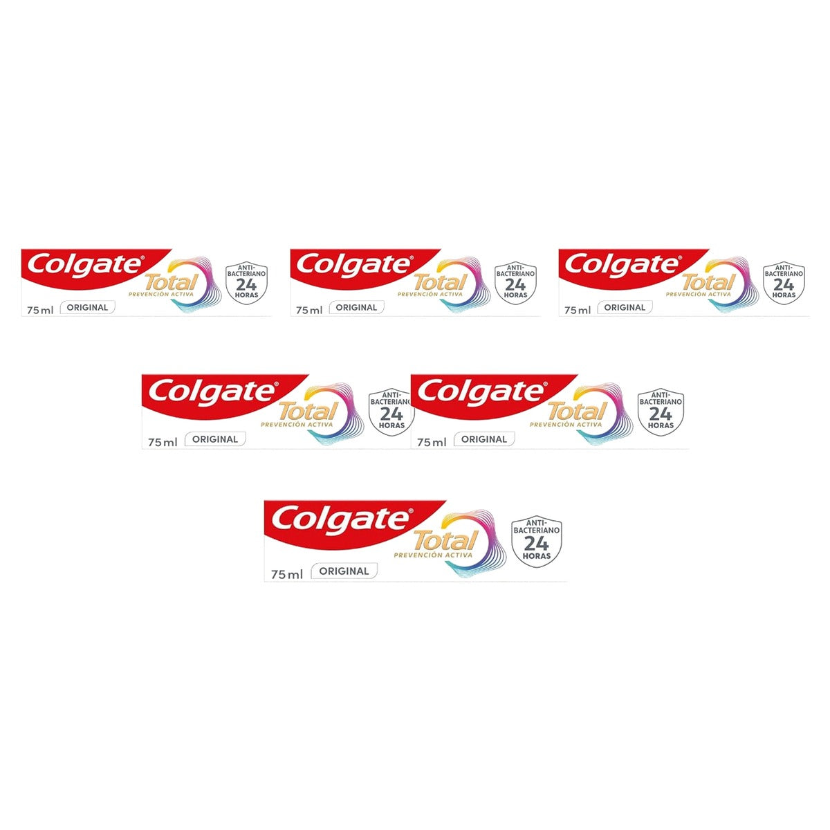 Colgate Total Actieve tandpasta 6 x 75 ml - Voordeelverpakking