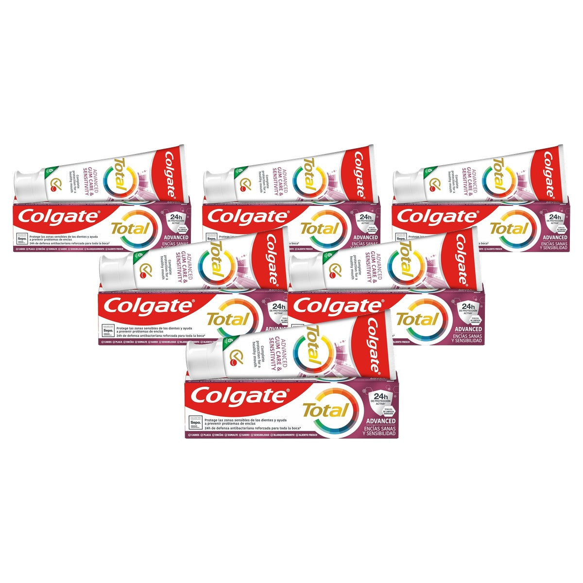 Colgate Total Advanced Gezond Tandvlees Tandpasta 6 x 75 ml - Voordeelverpakking