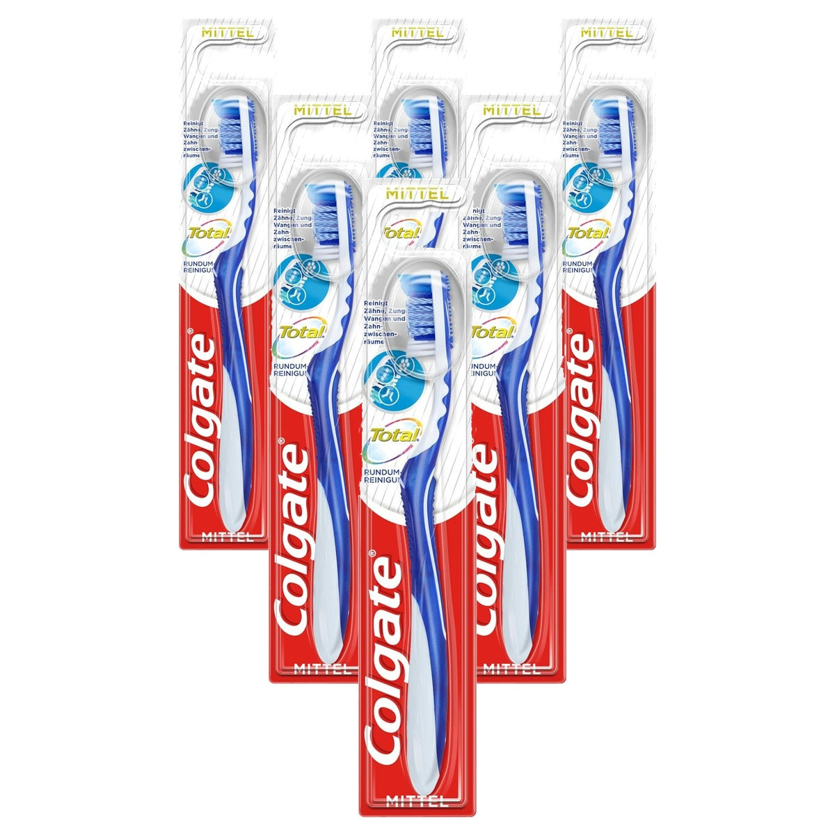 Colgate Total Rondom Reiniging Medium 6 x 1 stuk - Voordeelverpakking