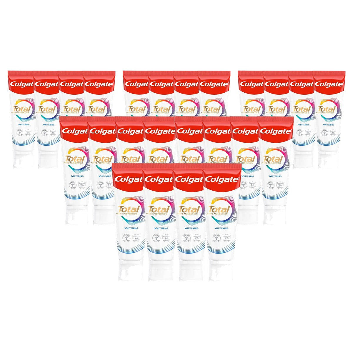 Colgate Total Whitening Tandpasta 4 Stuk 6 x 100 ml - Voordeelverpakking
