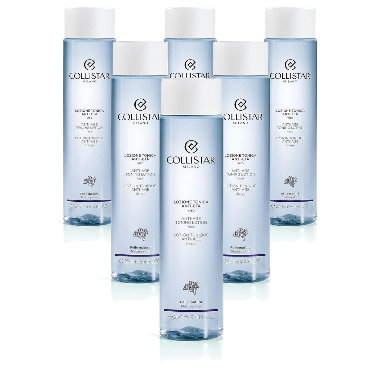 Collistar Anti-Aging Gezichtstonic voor Rijpe Huid 250 ml - 6-pack