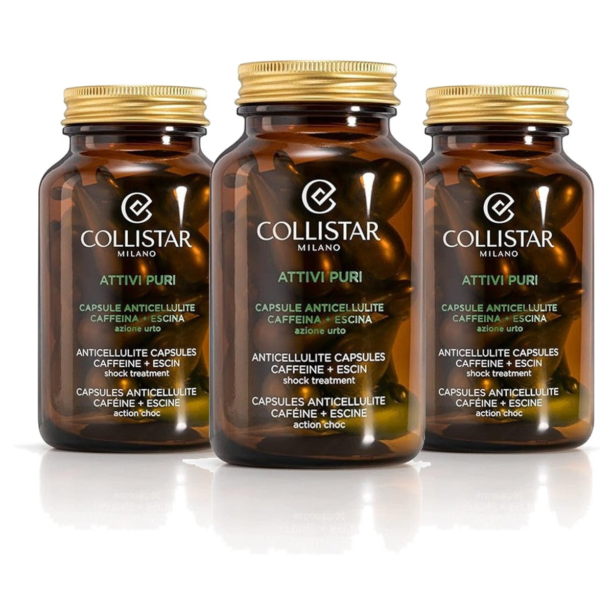 Collistar Anti-cellulitis Capsules met Cafeïne en Escin 14 stuks - 3-pack