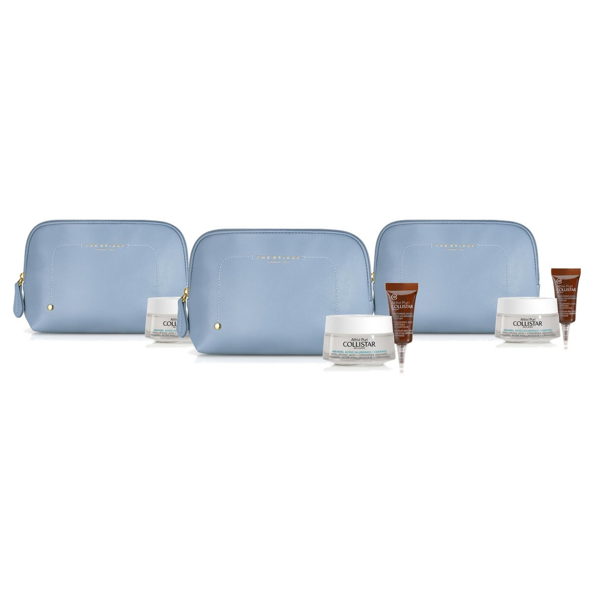 Collistar Attivi Puri Cadeauset voor Dames met Aquagel en Oogverzorging - 3-pack