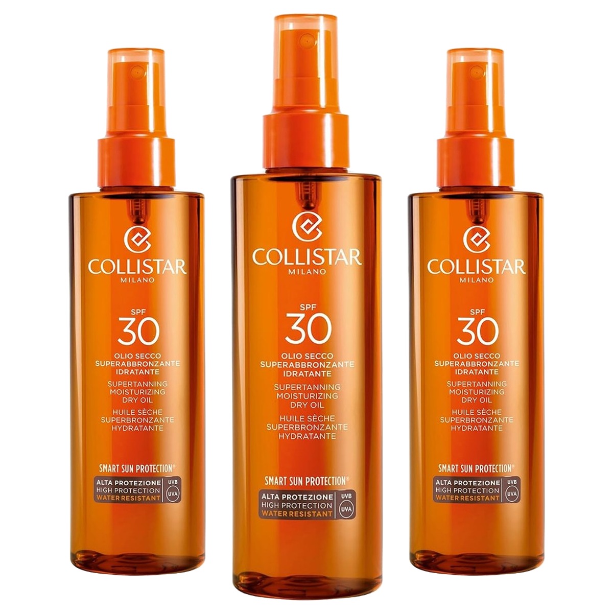 Collistar Intensief Bruinende Hydraterende Droge Olie 200 ml - 3-pack