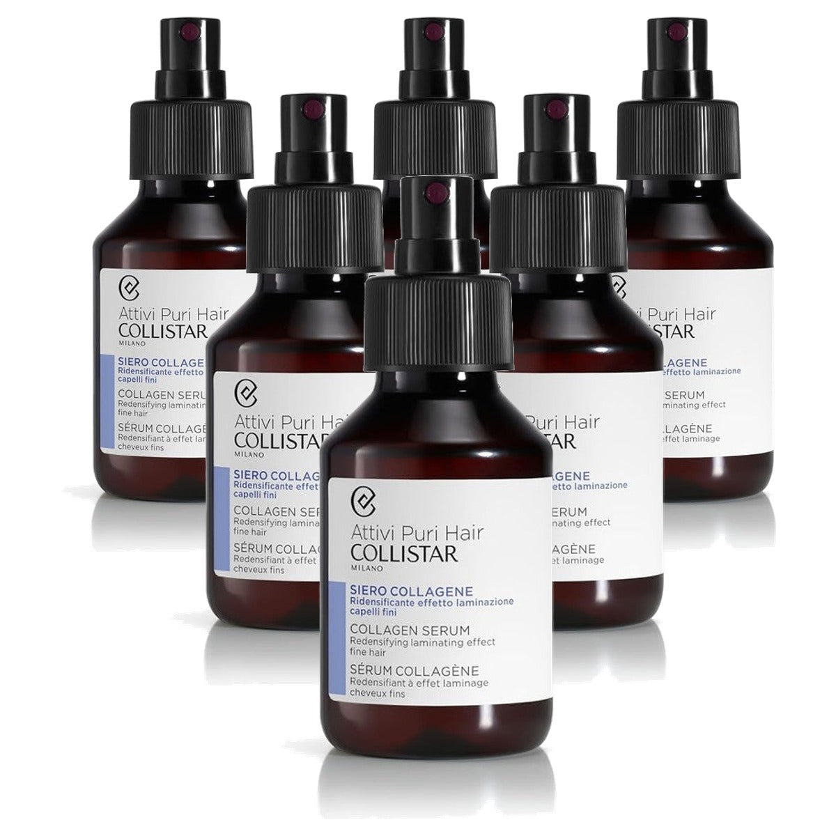 Collistar Collageen Serumspray voor Fijn en Dun Haar 100 ml - 6-pack