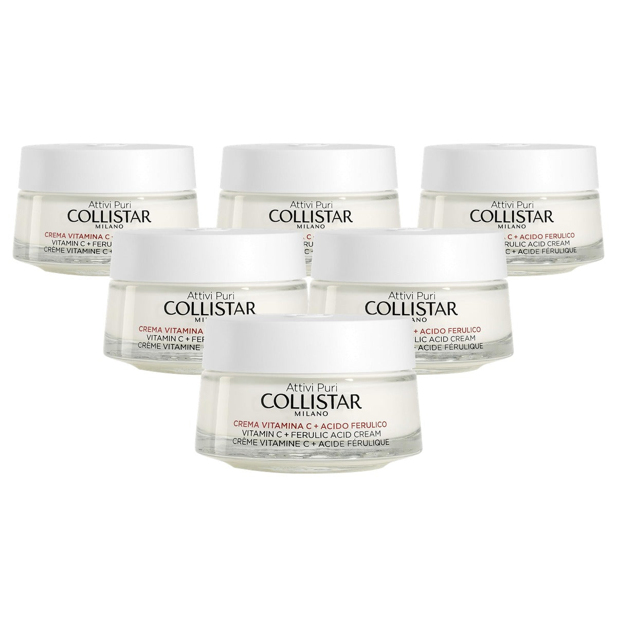 Collistar Crème met Vitamine C en Ferulazuur 50 ml - 6-pack