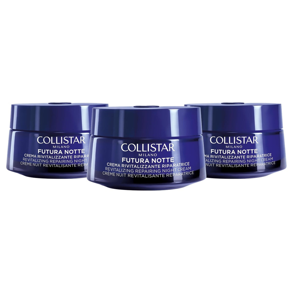 Collistar Futura Revitaliserende Anti-Aging Nachtcrème 50 ml - 3-pack