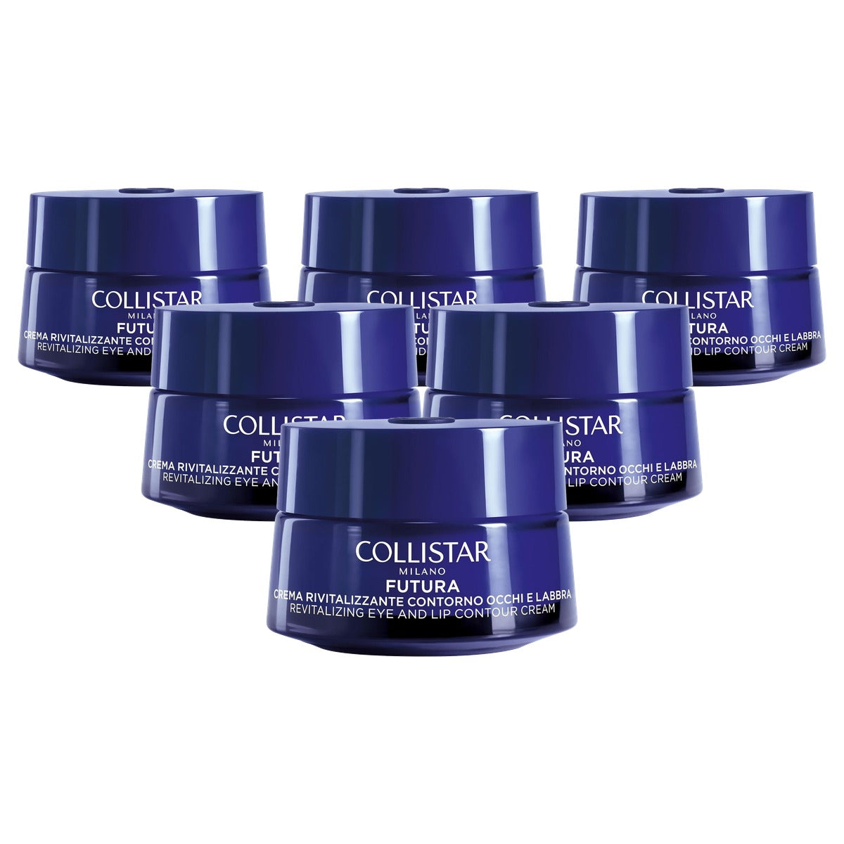 Collistar Futura Revitaliserende Oog- en Lipcontourcrème 15 ml - 6-pack