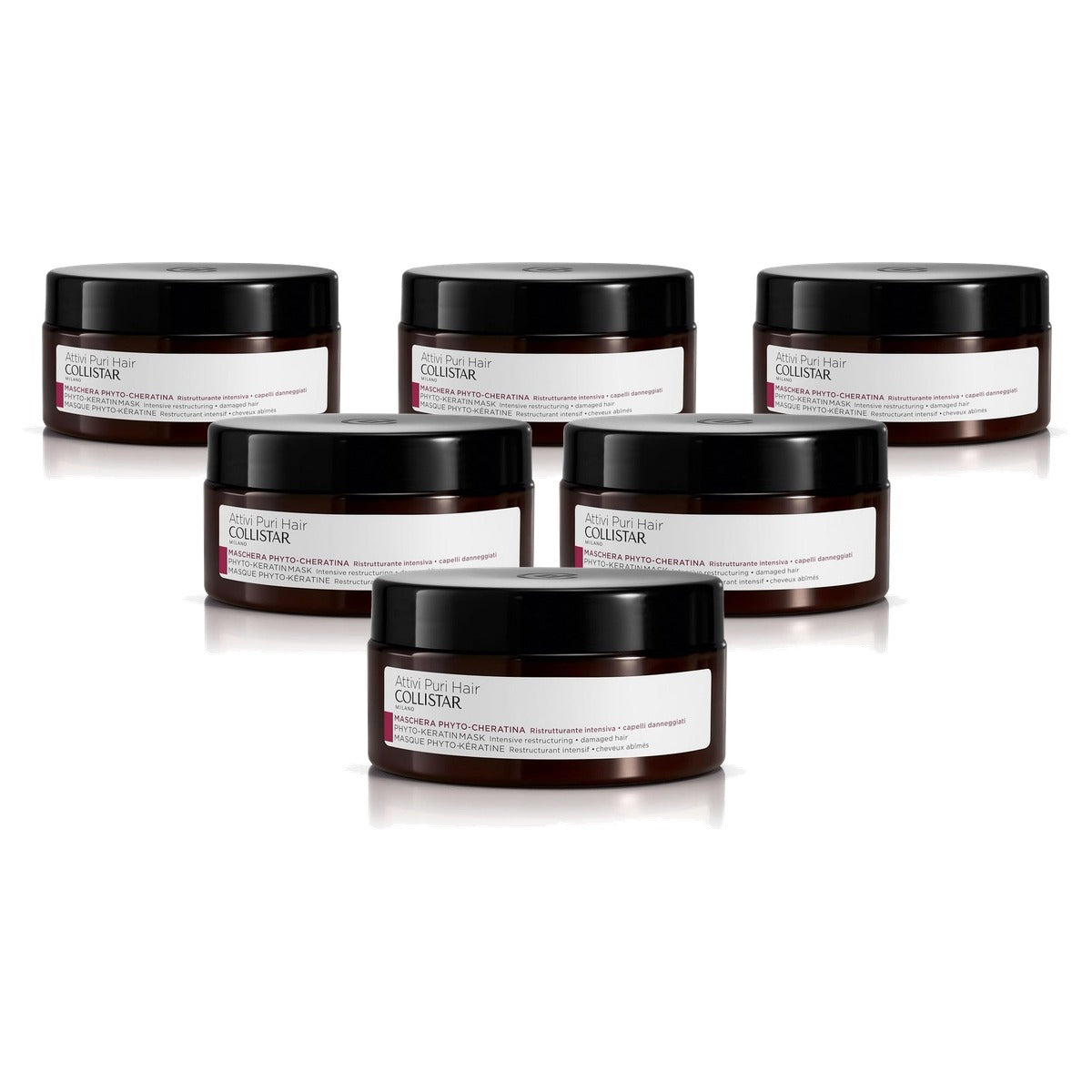 Collistar Fytokeratine-masker voor Beschadigd Haar 200 ml - 6-pack