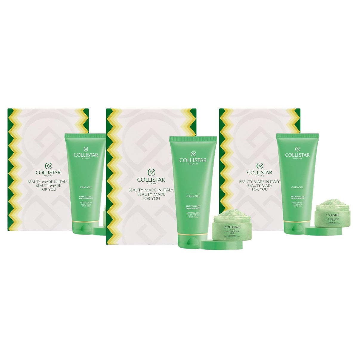 Collistar Geschenkdoos voor het Lichaam met Crio-Gel en Talasso Peeling - 3-pack