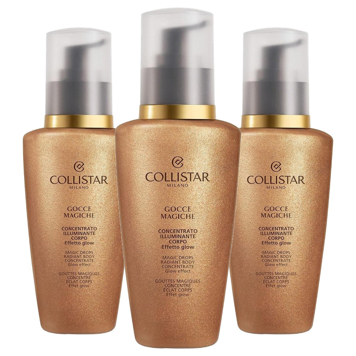 Collistar Gocce Magiche Glow Lichaamsconcentraat 125 ml - 3-pack