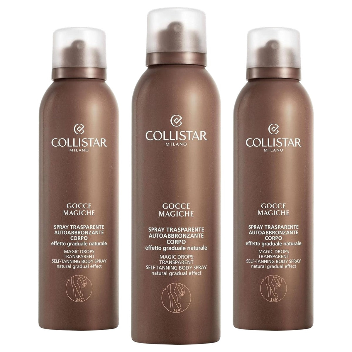 Collistar Gradual Magische Druppels 360° Zelfbruiningsspray 150 ml - 3-pack