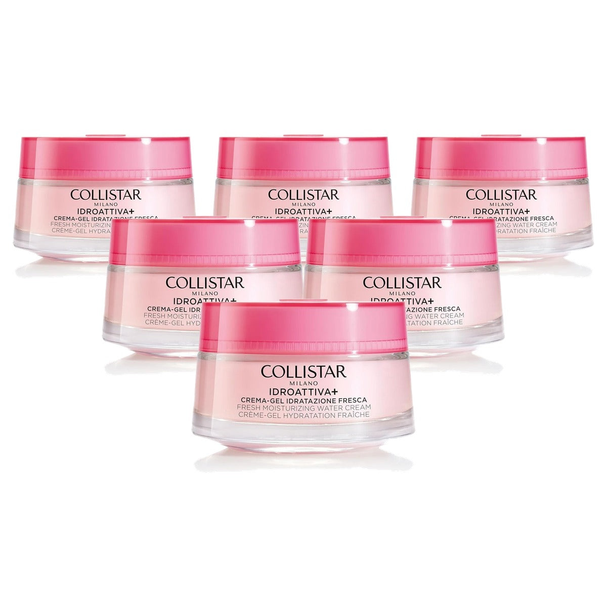 Collistar Idroattiva+ Gezichtscrème met 100 Uur Vocht 50 ml - 6-pack