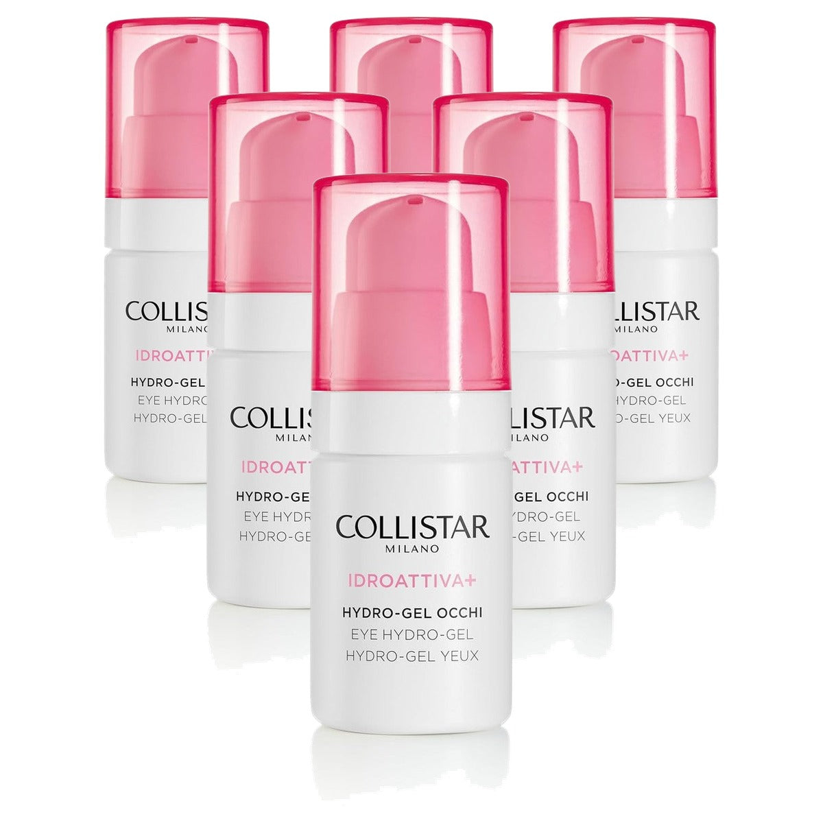 Collistar Idroattiva+ Hydro-Gel Occhi Oogverzorging 15 ml - 6-pack