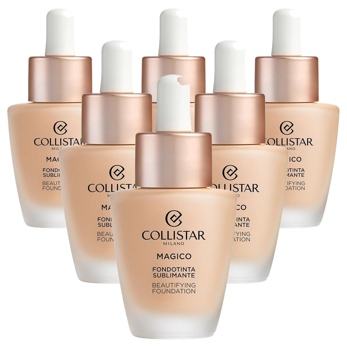 Collistar Magico Sublimerende Make-up 2,5N Natuurlijk Beige 30 ml - 6-pack