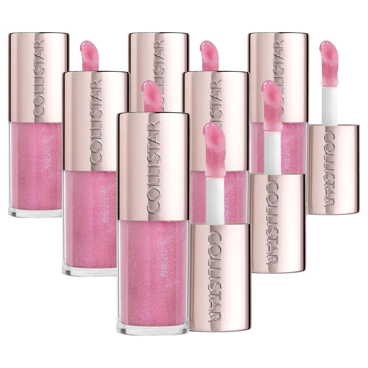Collistar Puro Lip Gloss Plump nr. 403 Ultimo Tram Shimmer 4,5 ml - 6-pack